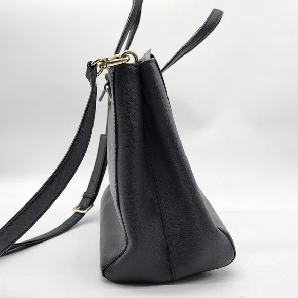 Kate Spade New York Black Leighann Laurel Way Lane Satchel Shoulder Bag Handbag - Picture 13 of 16